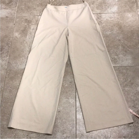 NWOT! Antonio Melani size 4 beige wide leg pants. - Picture 1 of 7